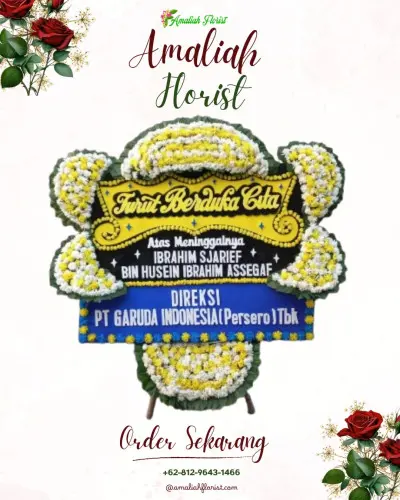 Papan Bunga Duka di Campaka Mulya